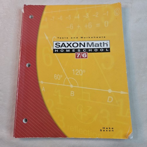 Saxon math homeschool - math, 7/6