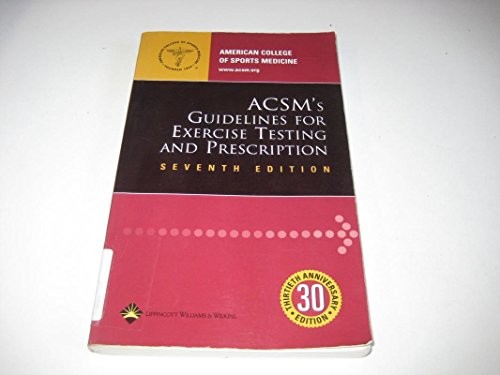 Acsm guidelines for - acsm's,