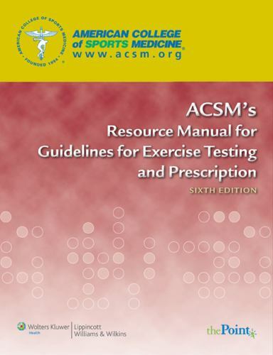 Acsm resource manual for - resource,