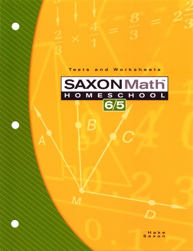 Saxon math homeschool - saxon, 6/5